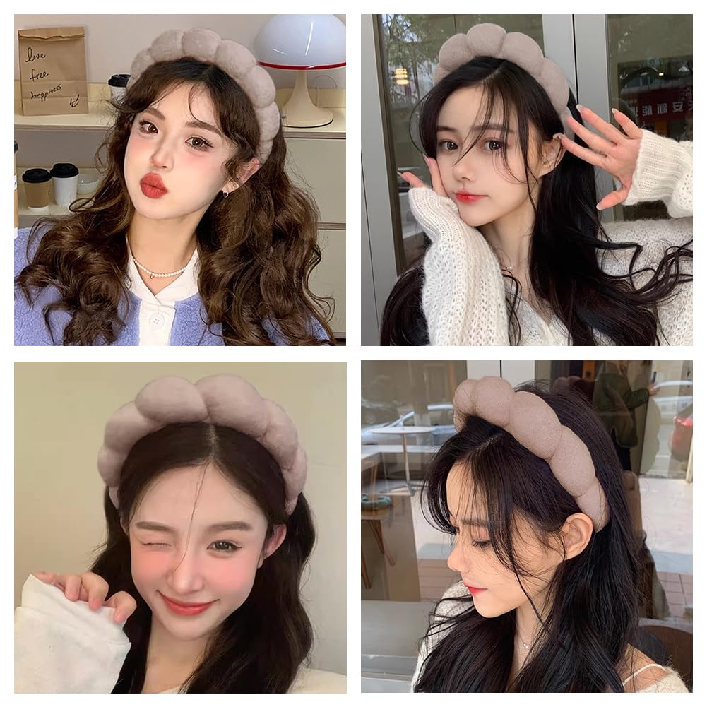 AOENJIE headband next to hand showing compact size and portable convenience