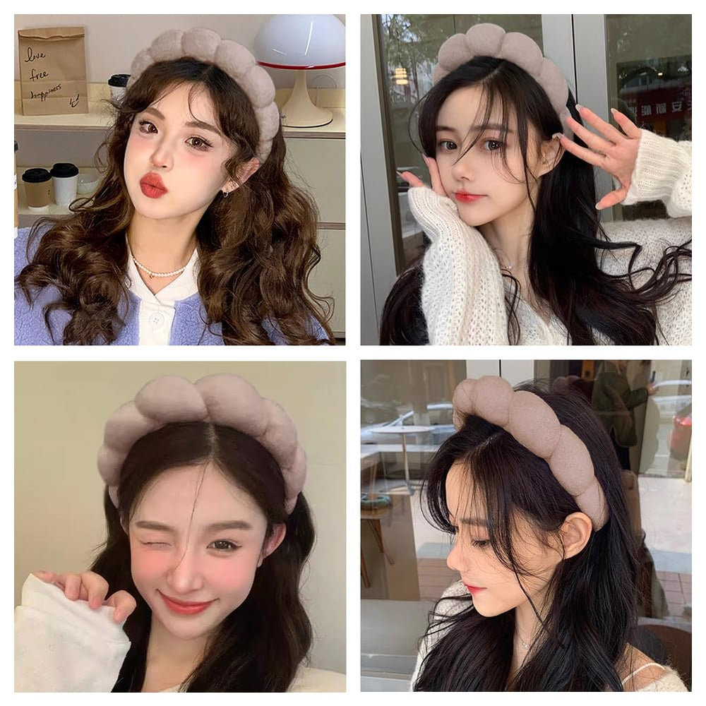 AOENJIE headband next to hand showing compact size and portable convenience