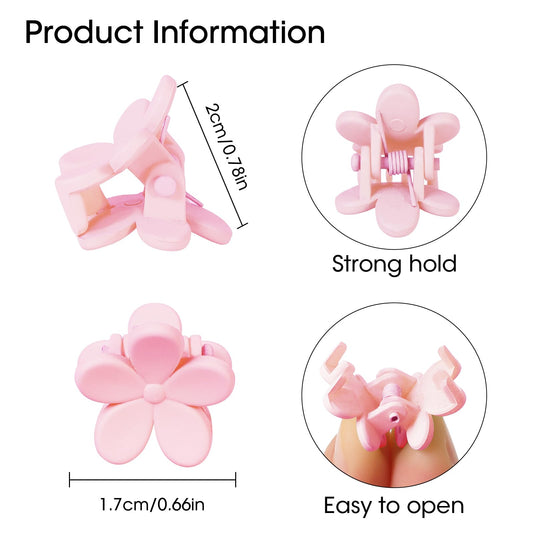 AOENJIE colorful array of mini flower clips neatly arranged for selection