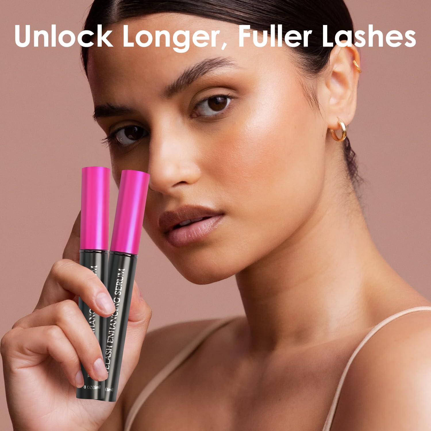 Aoiiha application along upper lash line, illustrates targeted nightly use