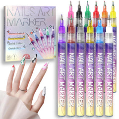 AOKELEON pen crafting nail art on hand showing accurate control benefit