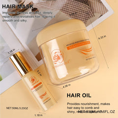 Aomimegel before and after hair comparison showing smoother, stronger-looking ends benefit
