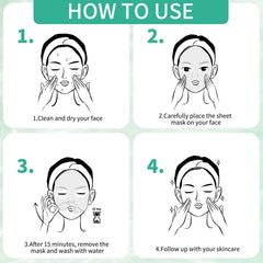 AOPEIBOTO mask in bathroom routine conveying quick self-care benefits