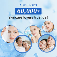 AOPEIBOTO mask displayed on bathroom vanity suggesting at-home salon hydration