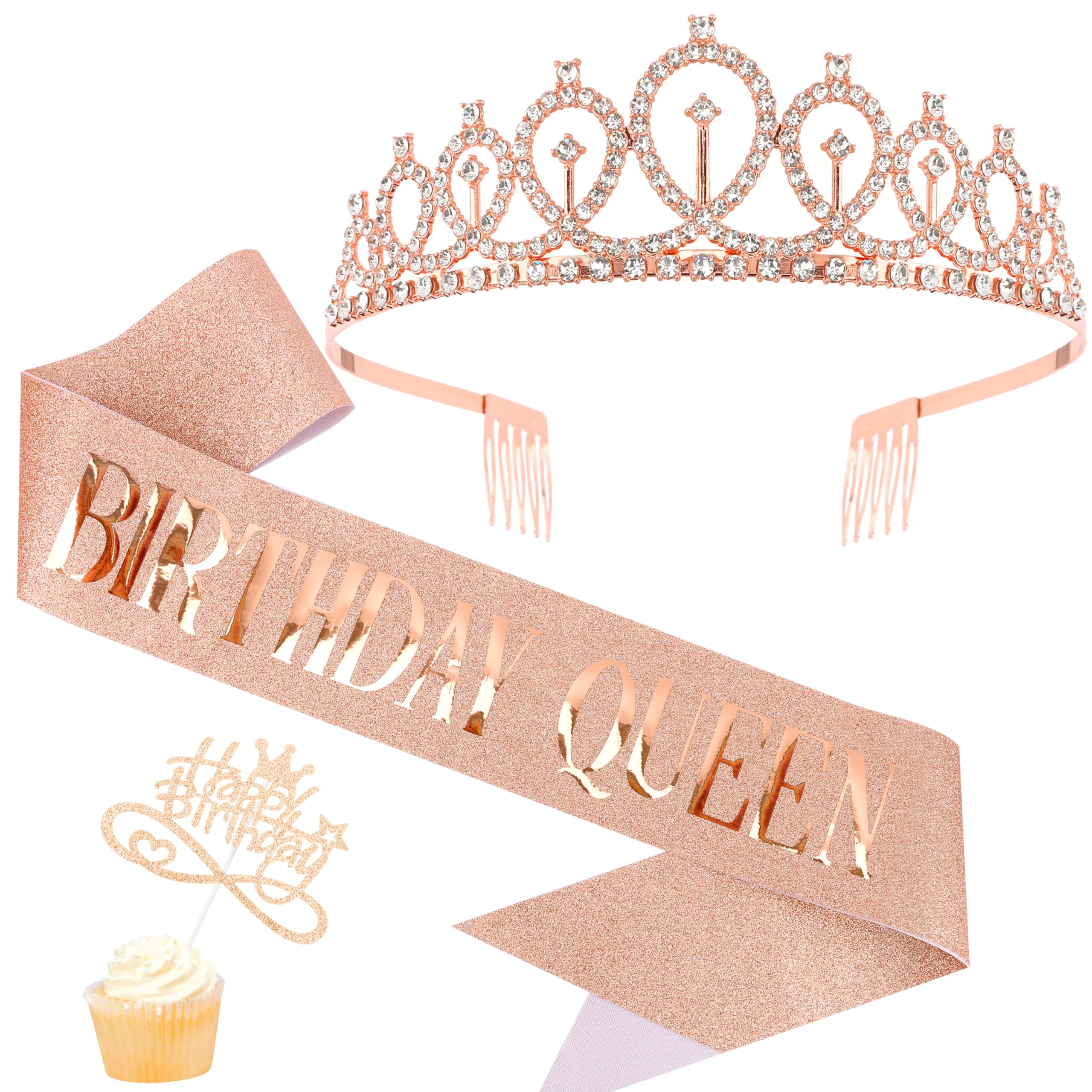 AOPRIE front view of crowns and sash showing complete set benefit