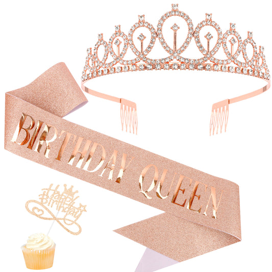 AOPRIE front view of crowns and sash showing complete set benefit