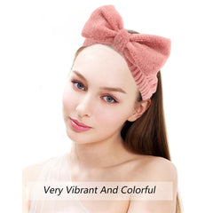 AOPRIE headband in bathroom lifestyle scene showing spa-ready accessory