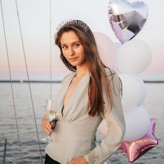 AOPRIE worn by woman at birthday showing celebratory look and confidence boost