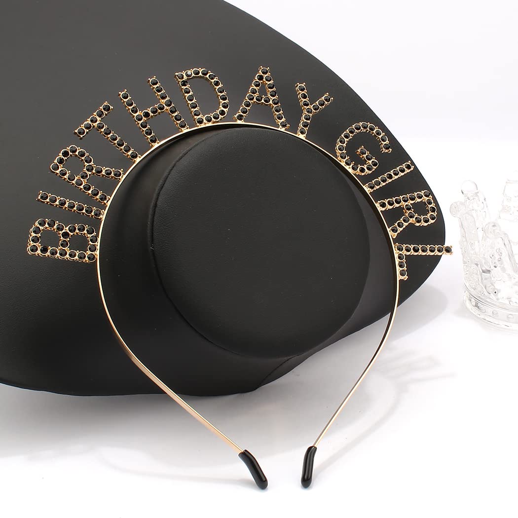 AOPRIE tiara on model demonstrates one-size fit and scale