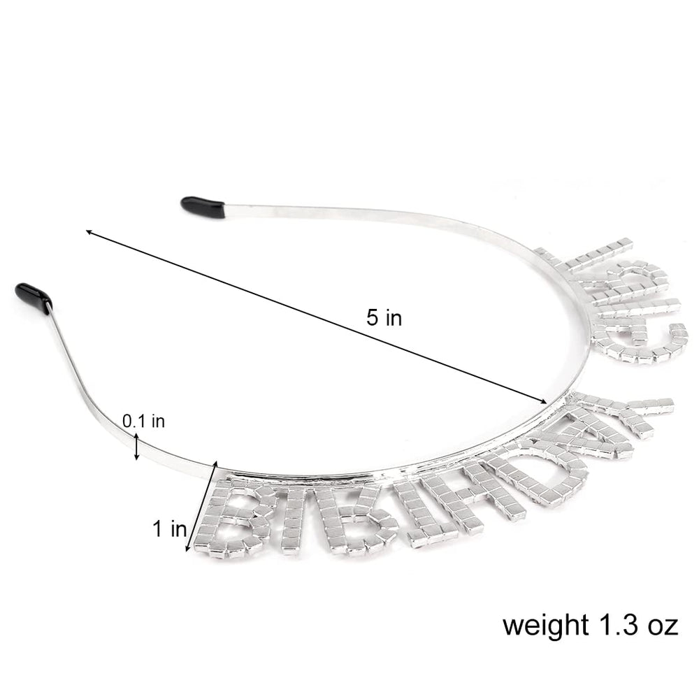 AOPRIE tiara packaging flat-lay with care card showing ready-to-gift presentation