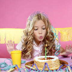 AOPRIE tiara held in hand for scale illustrating lightweight and portable design