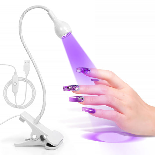 AORAEM front view compact lamp showing slim design and quick curing benefit