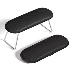 AORAEM front view of folded arm rest showing compact professional support