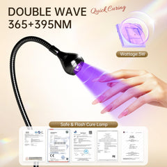 AORAEM LED head with visible lamp beads delivering consistent curing light