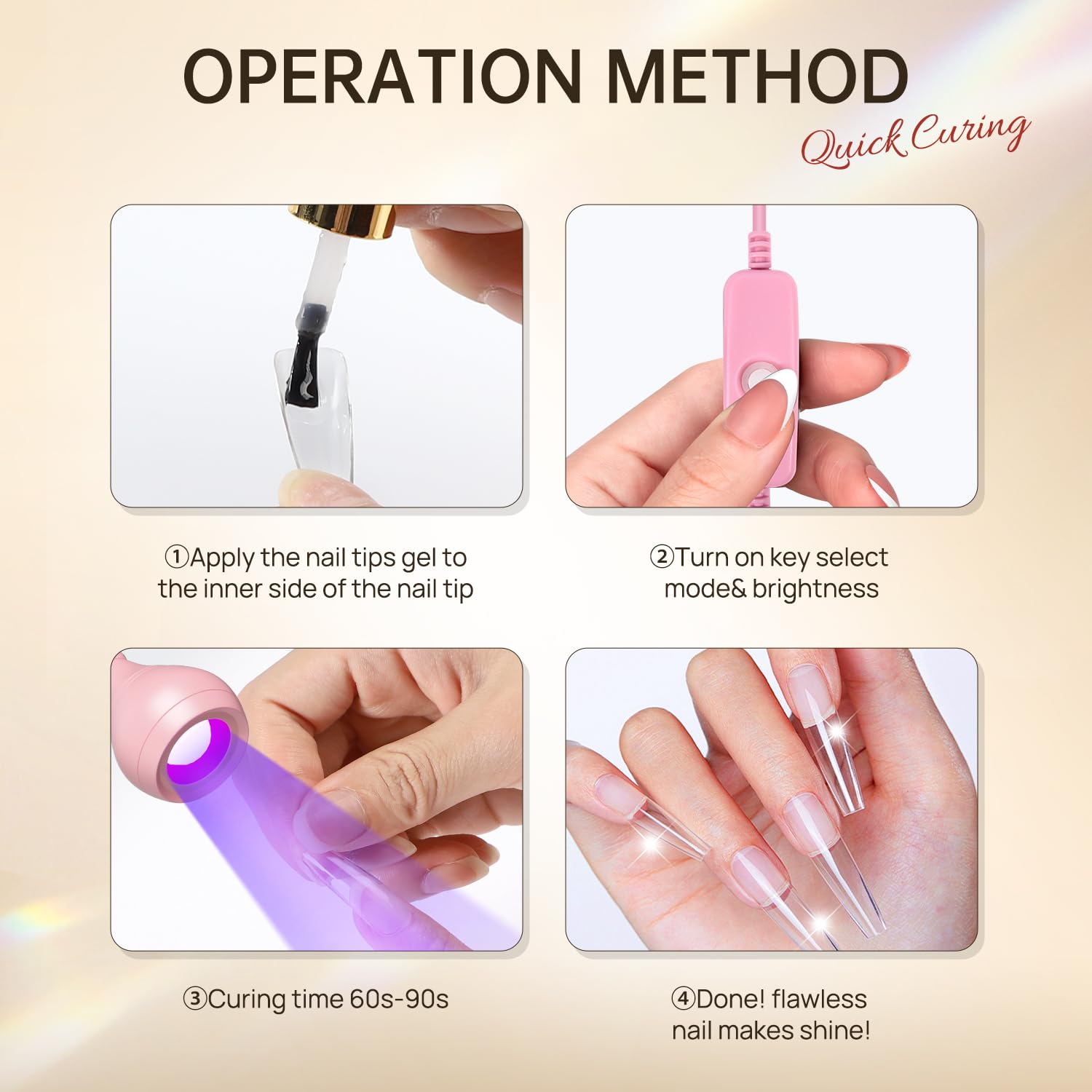 AORAEM lifestyle bedside manicure showing convenience for home routines benefit