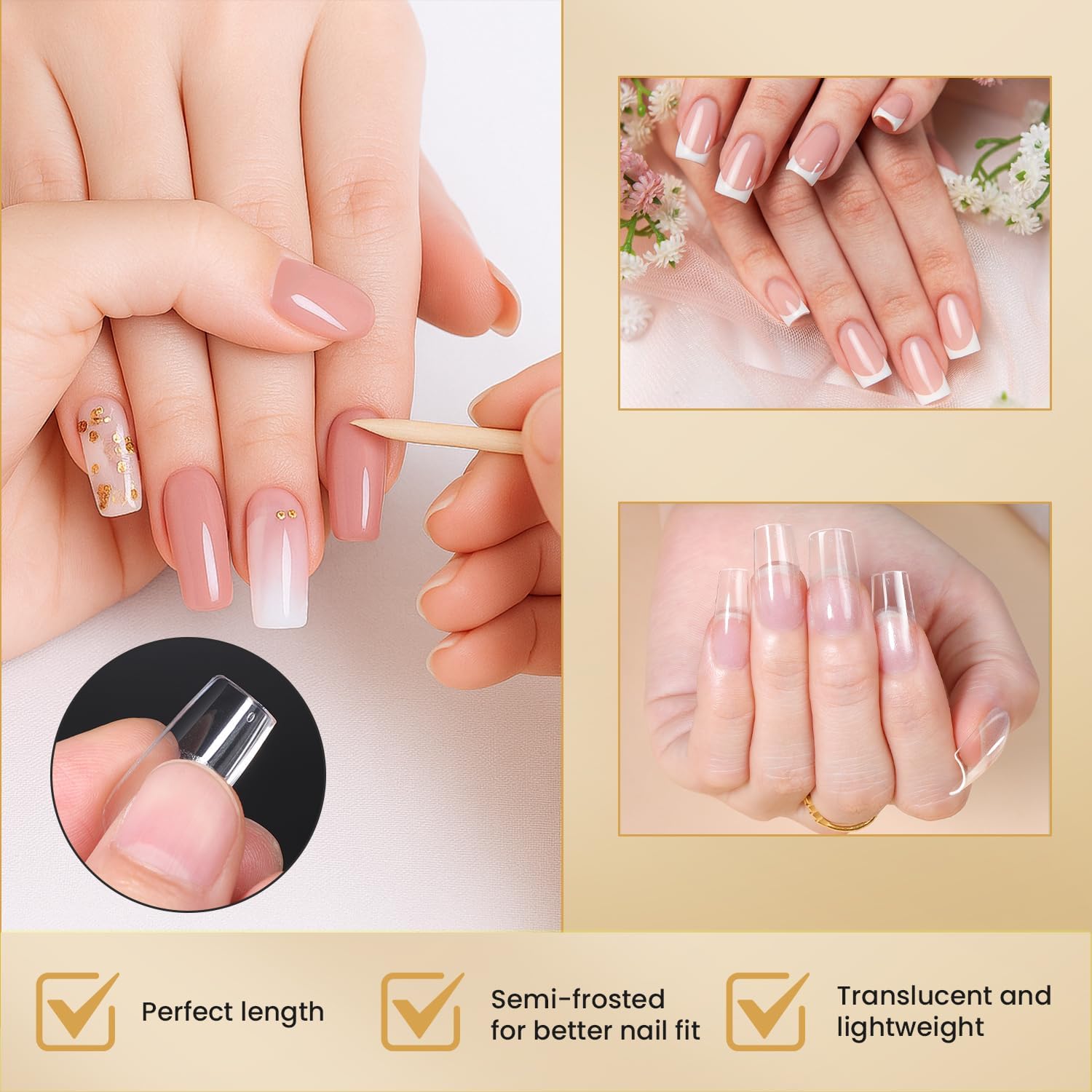 AORAEM tips on hand model illustrating realistic size and scale