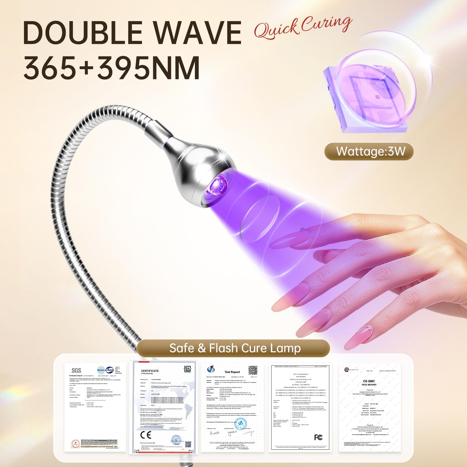 AORAEM clamp attachment secured to a desk edge offering stable hands-free use