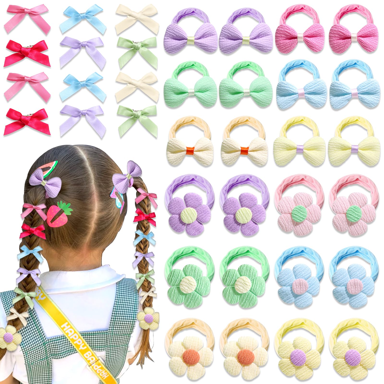 AOREAS front packaging showing full 48-piece set and color variety for easy outfit matching