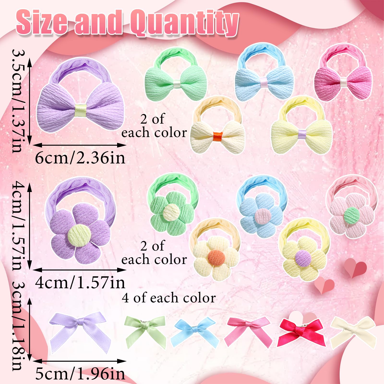 AOREAS stacked scrunchies showcasing soft fabric and playful colors for fuller ponytails