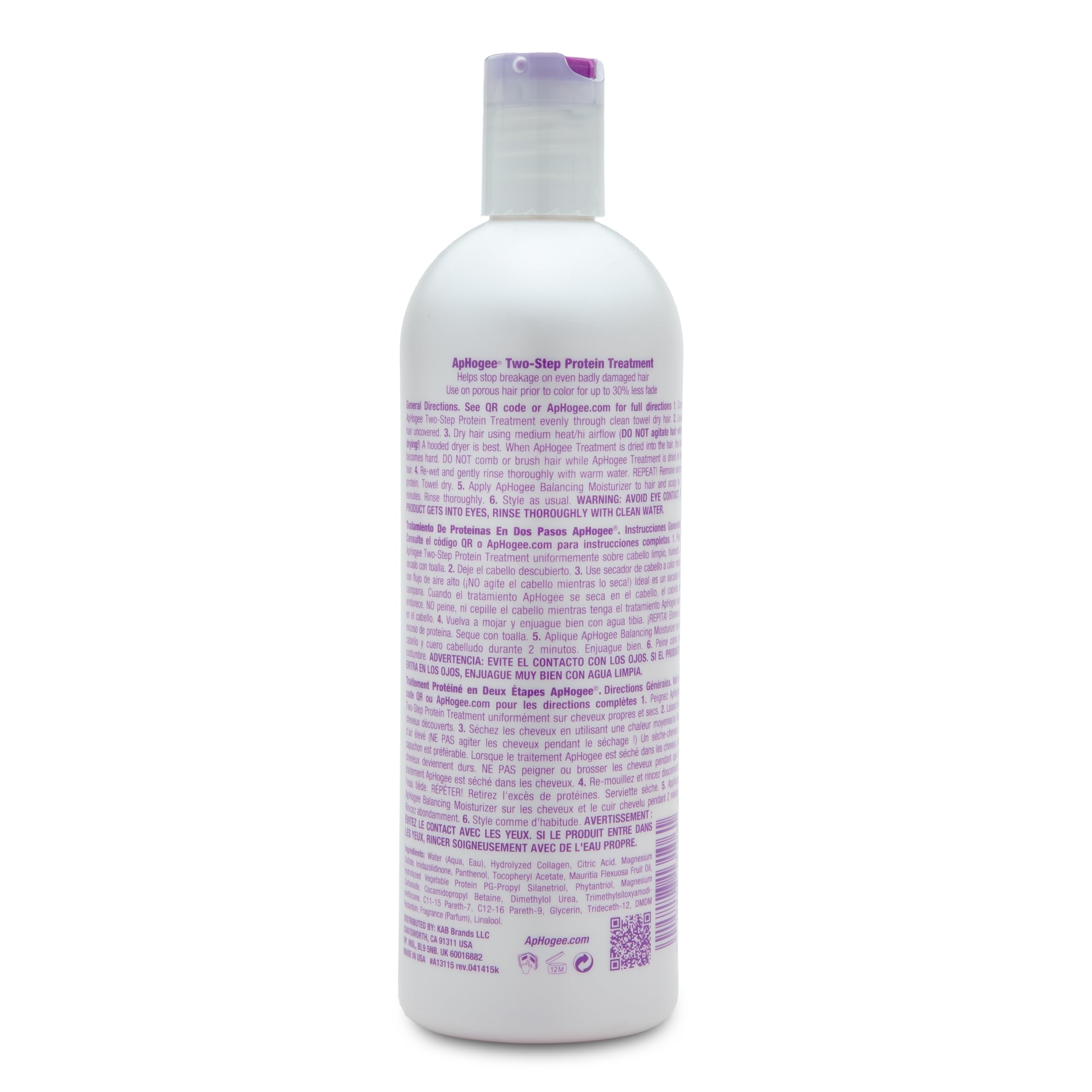 Aphogee before-and-after hair showing improved smoothness and shine