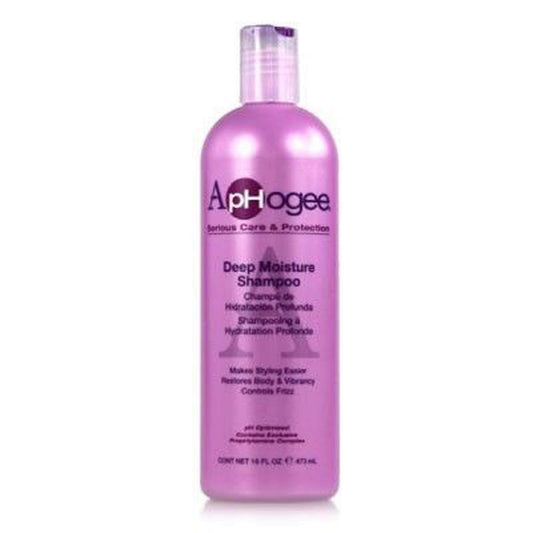 Aphogee shampoo lather in hand demonstrating rich hydration and easy detangling