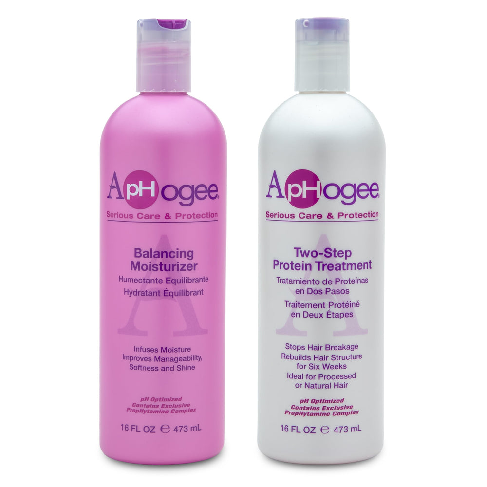 Aphogee front packaging showing both bottles for visible kit benefits
