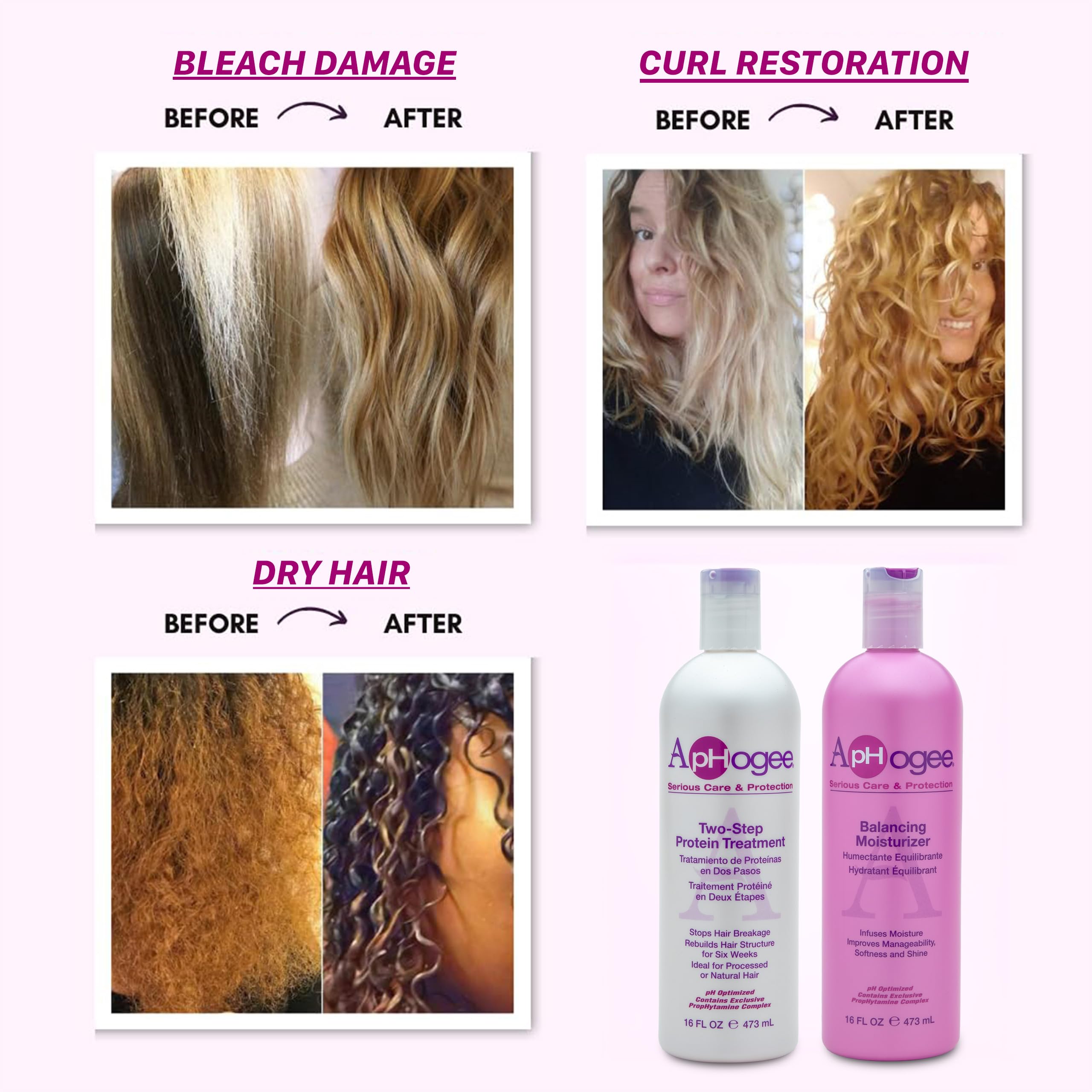 Aphogee creamy product texture showing hydrating, easy-to-distribute formula