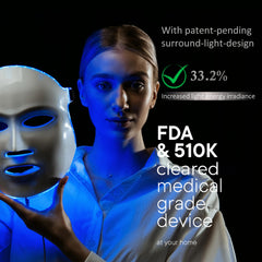 Aphrona side profile showing mask contour for comfortable facial fit and coverage