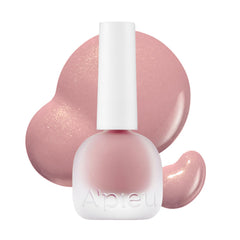 A'PIEU bottle front showing PK03 blush color and compact design benefit travel-ready