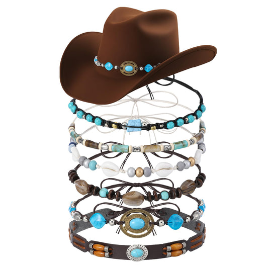 APLZGMG front packaging displaying six western hat bands and contents benefit clarity