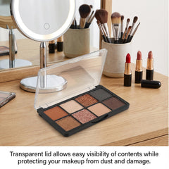 apojgitn palette in travel bag demonstrating protection and easy touch-up access