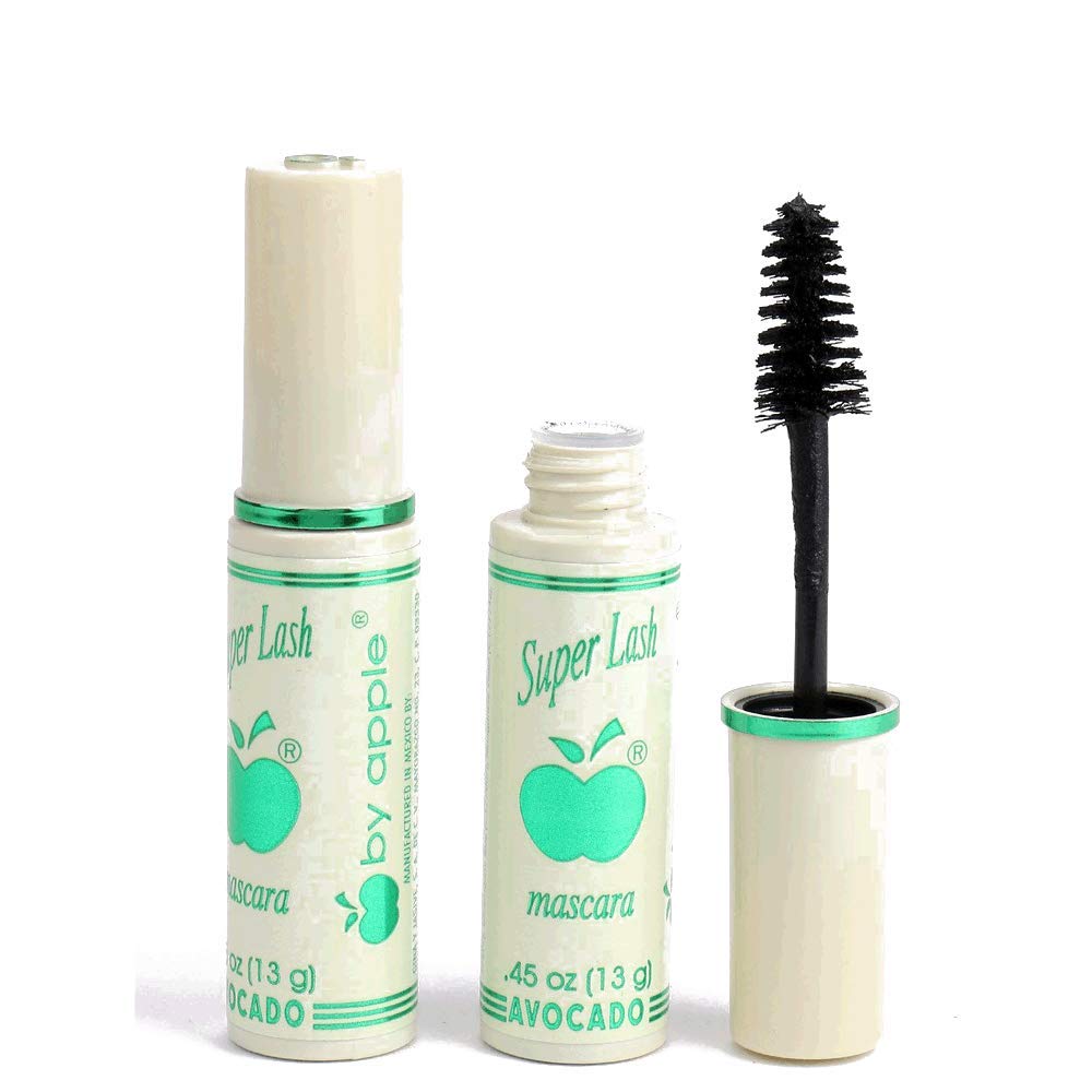 APPLE MASCARA front packaging showing three avocado-black tubes and clear labeling for value