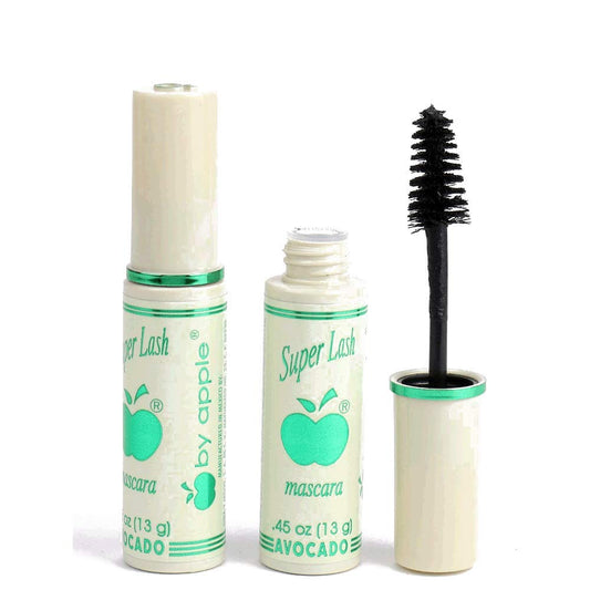 APPLE MASCARA front packaging showing three avocado-black tubes and clear labeling for value