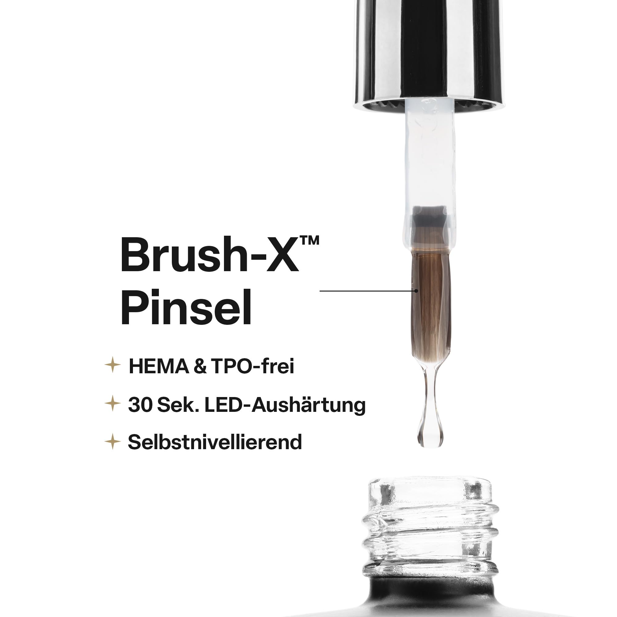 APRÉS close-up of gel texture highlighting self-leveling, medium viscosity benefit