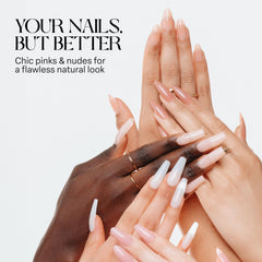 APRÉS single Gel‑X tip closeup showing gel texture and smooth finish for comfortable wear