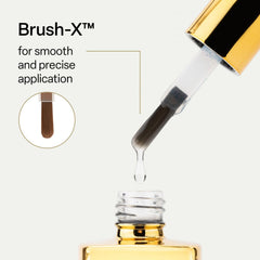 APRÉS extend gel texture brush stroke illustrating smooth spreadability