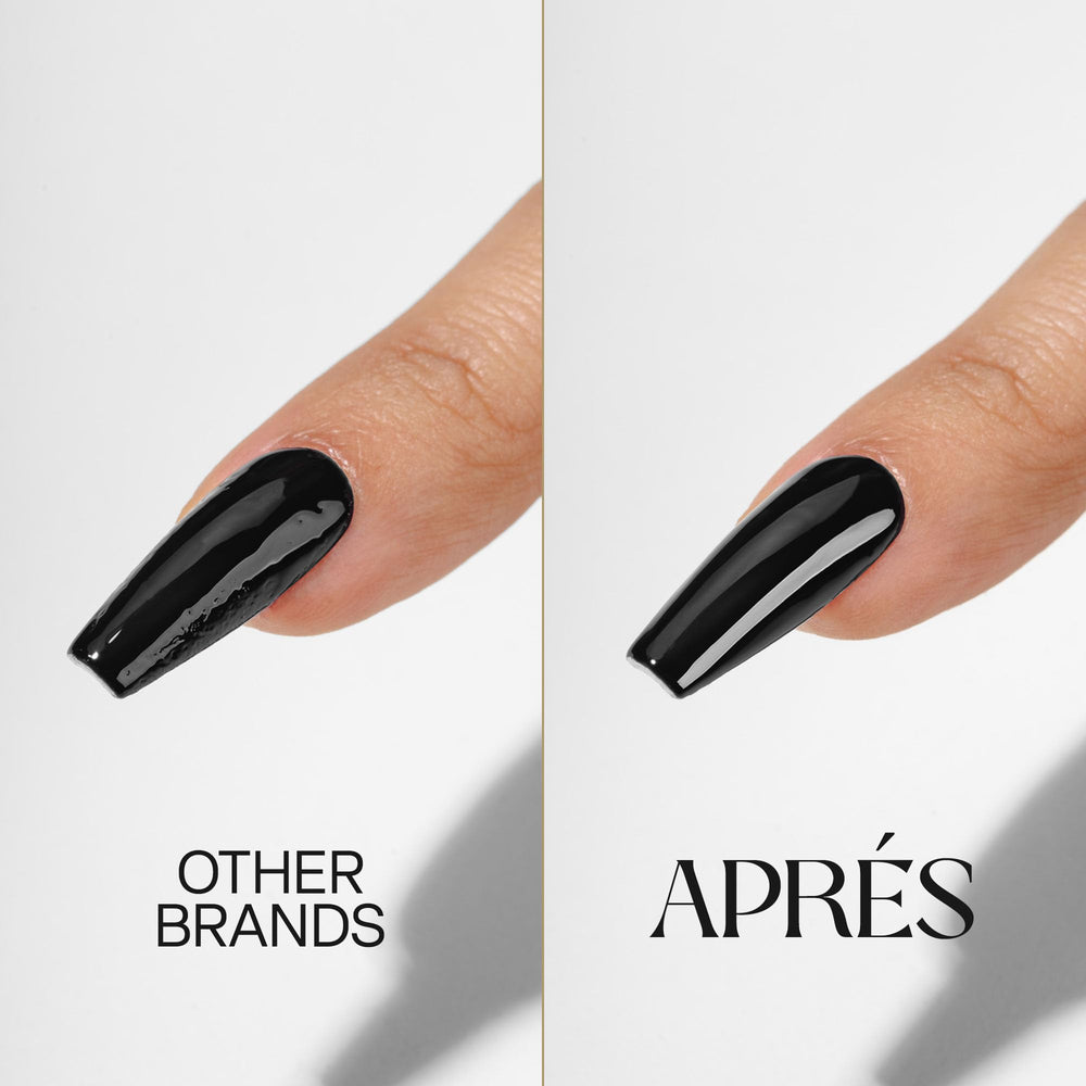 APRÉS brush stroke texture demonstrating self-leveling smooth finish