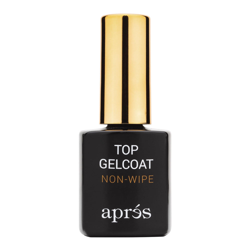 APRÉS bottle front view showing product and glossy protection benefit