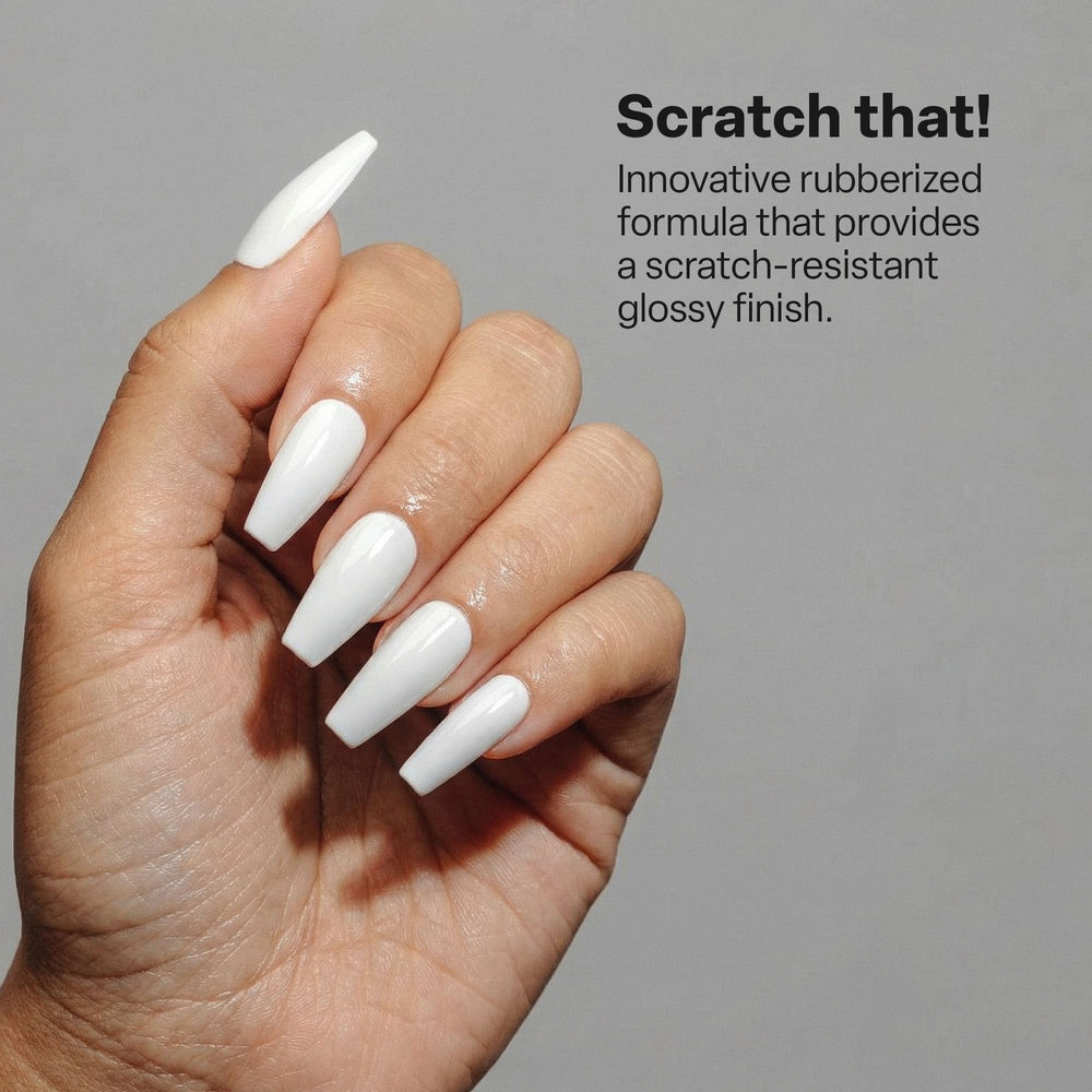 APRÉS Top Gelcoat X brush stroke close-up highlighting smooth self-leveling