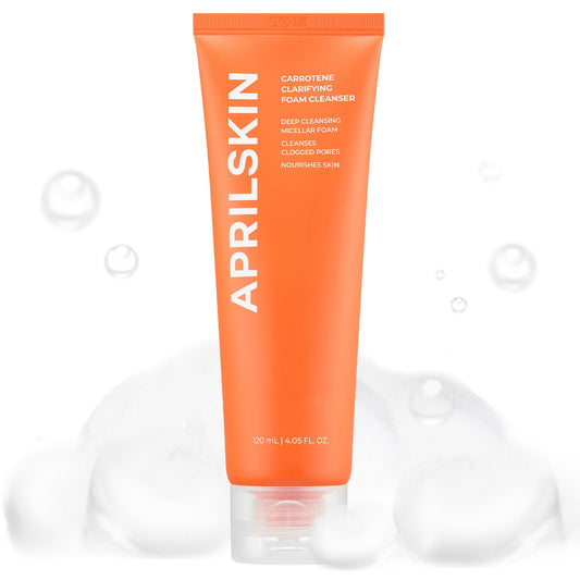 APRILSKIN Carrotene bottle front view showing clean design and benefits