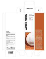 APRILSKIN cleanser on bathroom vanity in lifestyle scene suggesting daily routine