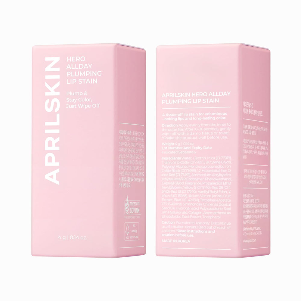 APRILSKIN color swatches showing buildable rose shades for customizable intensity