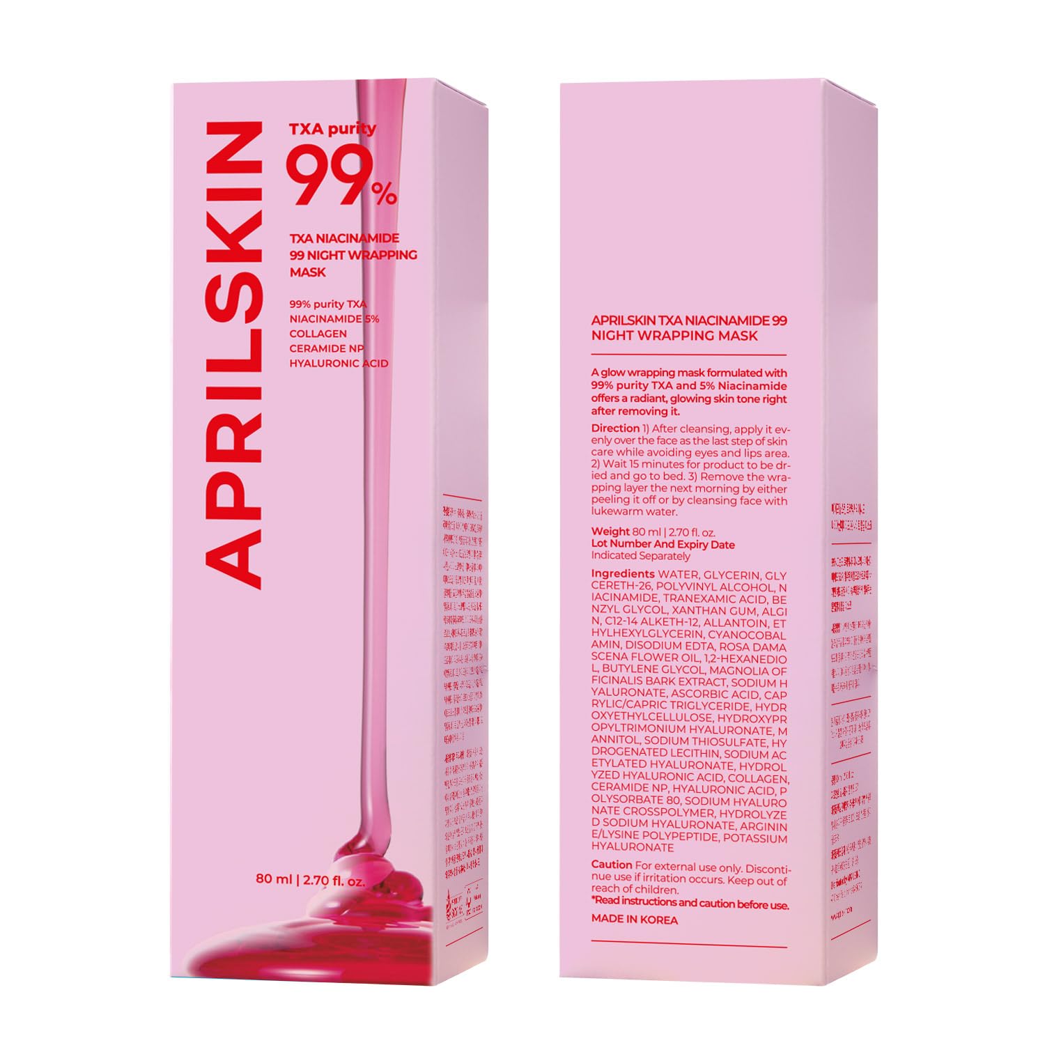 APRILSKIN clinical badge graphic indicating non-comedogenic testing benefit