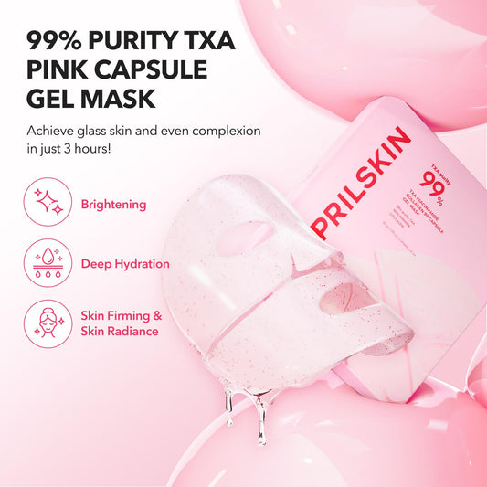 APRILSKIN jar opened to show smooth jelly texture that spreads for overnight hydration