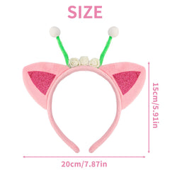 Aprince headband next to ruler for size comparison and accurate fit reference