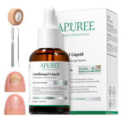 APUREE front packaging showing product and included tools for clear at-home care