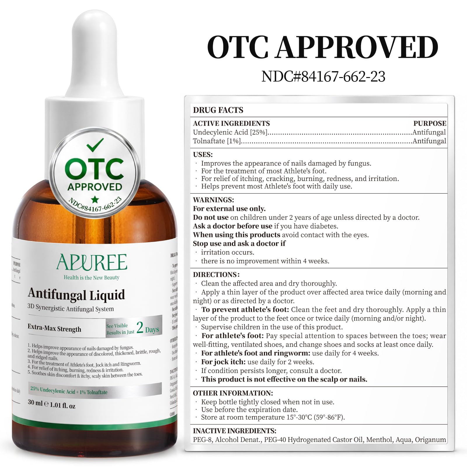APUREE tea tree oregano clove oils showing botanical support and soothing care