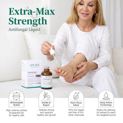 APUREE nail softener texture on fingertip illustrating fast-absorbing relief