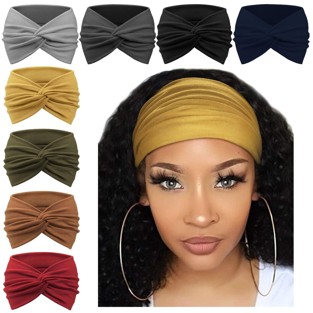 AQOKKA front view of headband pack showing neat boho design and easy storage benefit