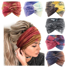 AQOKKA front view of six-pack headbands showing colors and packaging benefits